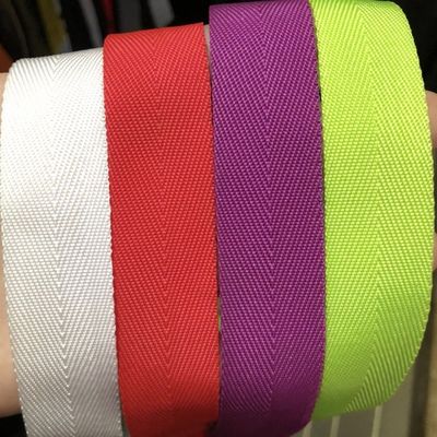 Qualität  Herribone Polypropylene Webbing 20mm 25mm ISO14001 Pp Webbing usine