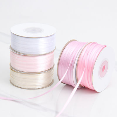 3 mm schmale Farbvariante, hochfeste Polyester-Satinenband für Geschenkverpackungen