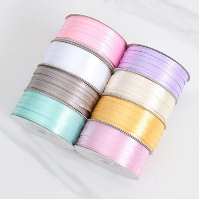 3 mm schmale Farbvariante, hochfeste Polyester-Satinenband für Geschenkverpackungen