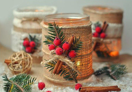 10 Yards Jute Burlap Band Plain Gewebte Schnittkante Burlap Weihnachtsband