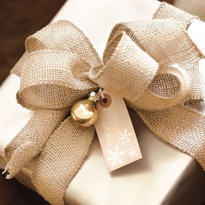 10 Yards Jute Burlap Band Plain Gewebte Schnittkante Burlap Weihnachtsband