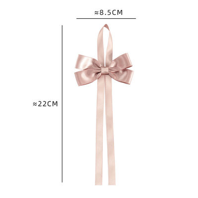 Gold vorgebundene Satin-Band Bogen mit elastischen Schleife Satin-Band für Geschenkverpackung