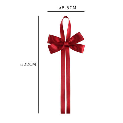 Gold vorgebundene Satin-Band Bogen mit elastischen Schleife Satin-Band für Geschenkverpackung