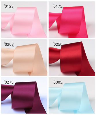 25 mm Doppelgesichts-Satinenband aus Polyester für Bekleidungszubehör