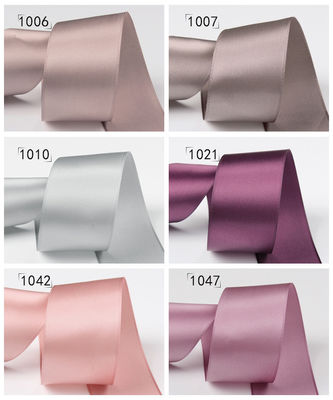 25 mm Doppelgesichts-Satinenband aus Polyester für Bekleidungszubehör