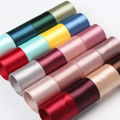 25 mm Doppelgesichts-Satinenband aus Polyester für Bekleidungszubehör