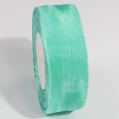 2.5cm Polyester Organza Band für DIY-Bogen oder Hochzeitsdekoration oder Kuchenverpackung