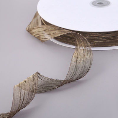 Geschenkverpackung 25mm Organza Band Korea 2,5cm Schein Drahtband