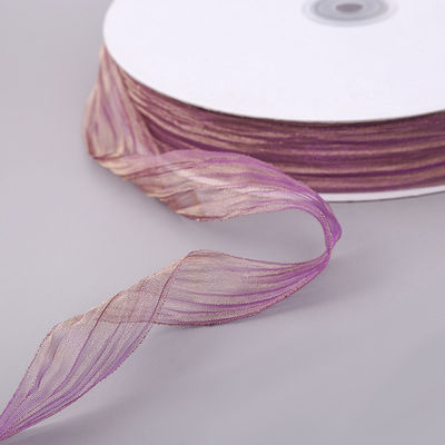 Geschenkverpackung 25mm Organza Band Korea 2,5cm Schein Drahtband