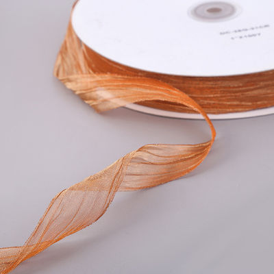 Geschenkverpackung 25mm Organza Band Korea 2,5cm Schein Drahtband