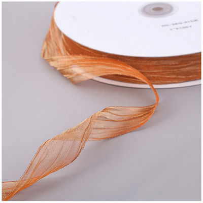 Geschenkverpackung 25mm Organza Band Korea 2,5cm Schein Drahtband