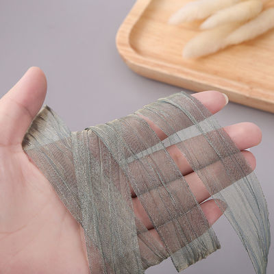 Geschenkverpackung 25mm Organza Band Korea 2,5cm Schein Drahtband