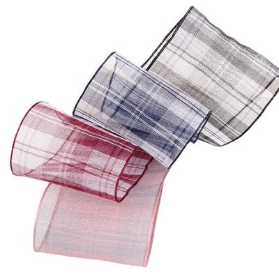 6mm-38mm Platten Polyester Organza Band für Blumen Schokolade Geschenkverpackung