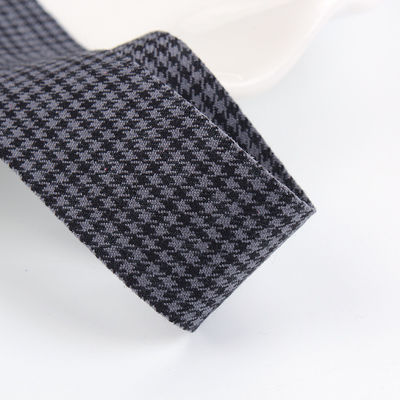 Polyester-Rot-Hundstooth-Band 10 mm bis 40 mm Satin-Poly-Band