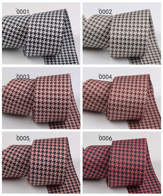 40 mm Doppelgesicht Polyester Hound Stooth Band für Bogenbau und Kleidungsstückdekoration