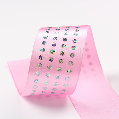 Einseitiges Diamant-Poly-Satinenband 5 mm-50 mm Polyester-Satinenband