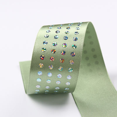 Einseitiges Diamant-Poly-Satinenband 5 mm-50 mm Polyester-Satinenband
