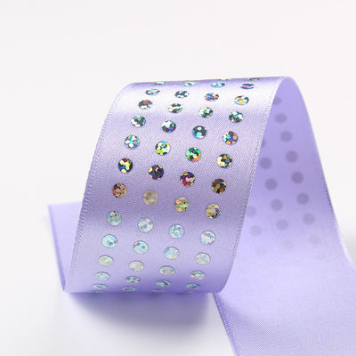 Einseitiges Diamant-Poly-Satinenband 5 mm-50 mm Polyester-Satinenband