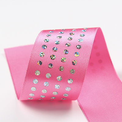 Einseitiges Diamant-Poly-Satinenband 5 mm-50 mm Polyester-Satinenband