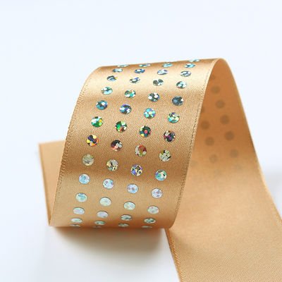 Einseitiges Diamant-Poly-Satinenband 5 mm-50 mm Polyester-Satinenband