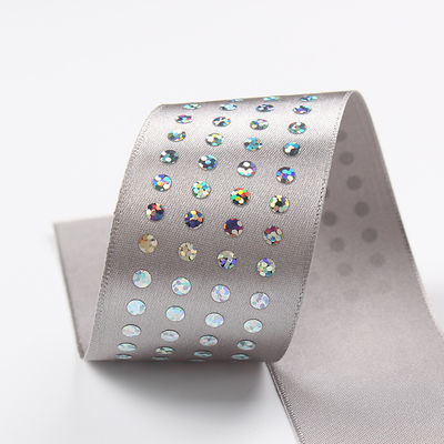 Einseitiges Diamant-Poly-Satinenband 5 mm-50 mm Polyester-Satinenband