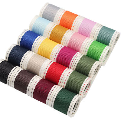 Gestrichenes Polyesterband 6mm-40mm Poly Ribbon Rollen Grün Rot