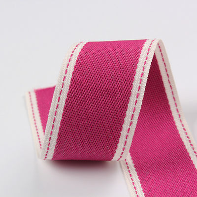 Gestrichenes Polyesterband 6mm-40mm Poly Ribbon Rollen Grün Rot
