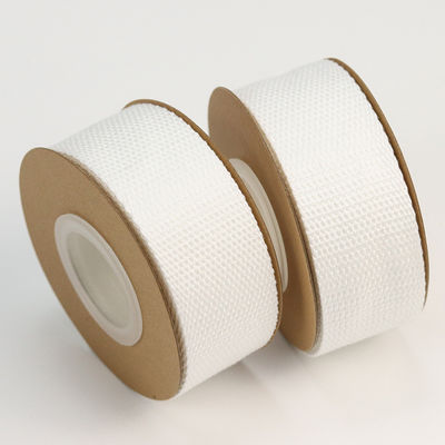 Polyesterweißes Baumwollband ISO14001 Personalisiertes Baumwollband