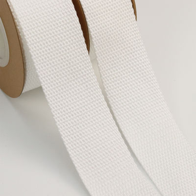 Polyesterweißes Baumwollband ISO14001 Personalisiertes Baumwollband