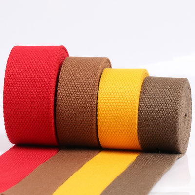 Rotbraunes Polyester-Baumwollband für Taschen und Koffer