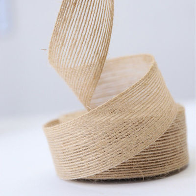 Anpassen Sie Loose Weave Burlap Band für Geschenk Verpackung Dekoration