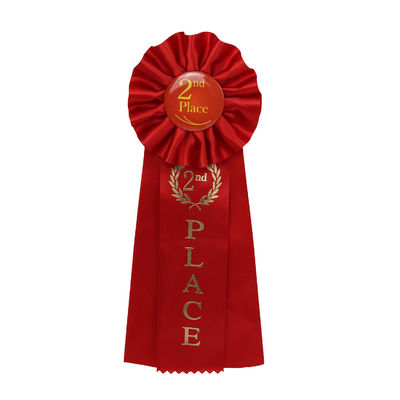 Weißblau Vorgefertigte Satinbögen Medaille Satinbögen für Handwerk
