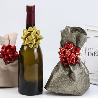 Goldene Sterne Geschenkband Bogen Rotwein Geschenkverpackung Bande Bogen