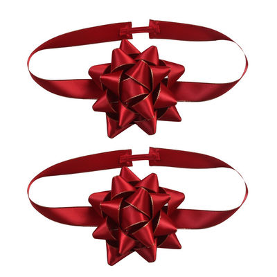 Individuell angefertigte Polyester-Satin-Bandblumen für die Party-Dekoration