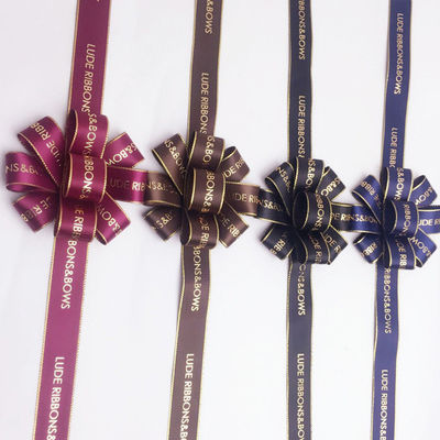 Individuell angefertigte Polyester-Satin-Bandblumen für die Party-Dekoration