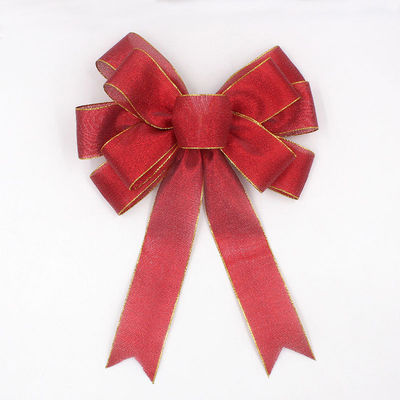 Geburtstag Rot Satin Bogen Polyester Gelb Satin Bogen für Handwerk