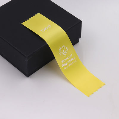 Blau-Grüne Medaille Preis Band Polyester Satin Custom Medaille Bänder