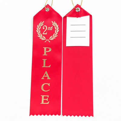 Blau-Grüne Medaille Preis Band Polyester Satin Custom Medaille Bänder