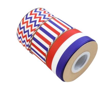 Inktgedruckte Polyester Grosgrain-Band von der Yard