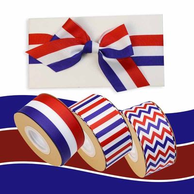 Inktgedruckte Polyester Grosgrain-Band von der Yard
