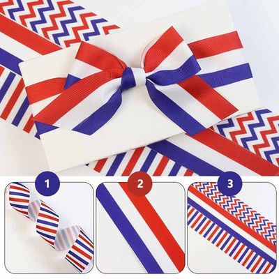 Inktgedruckte Polyester Grosgrain-Band von der Yard