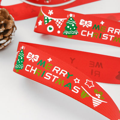 2cm 2,5cm Weihnachtsband ISO14001 Persönlichkeits-Weihnachtsband