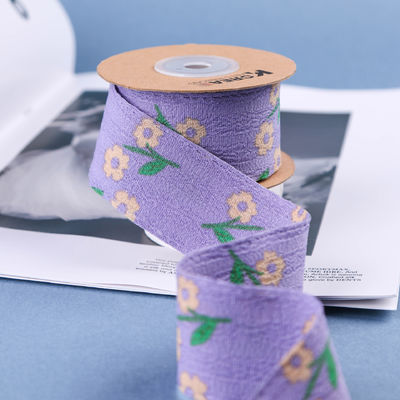 OEM Blossom Flower Art Druckband 40mm benutzerdefiniertes Band mit Logo