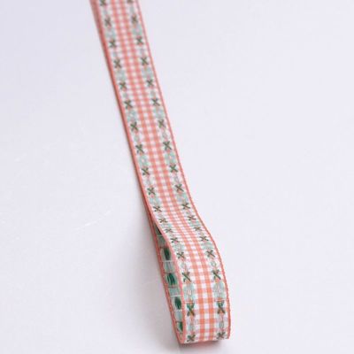 7mm-38mm Blau gesticktes Band ISO9001 gesticktes Blumenband