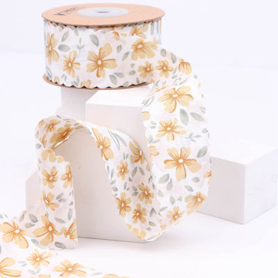 Blüten-Personalisiertes Grosskörnchenband Gewebe-Kantenband für Geschenke