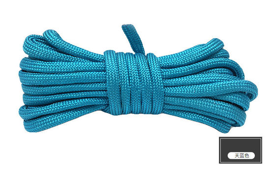 Farbenfrohe orangefarbene Nylonseile ISO9001 doppelt geflochtenes Polyesterseil
