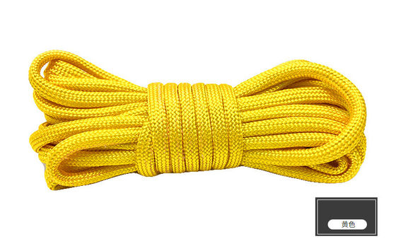 Farbenfrohe orangefarbene Nylonseile ISO9001 doppelt geflochtenes Polyesterseil