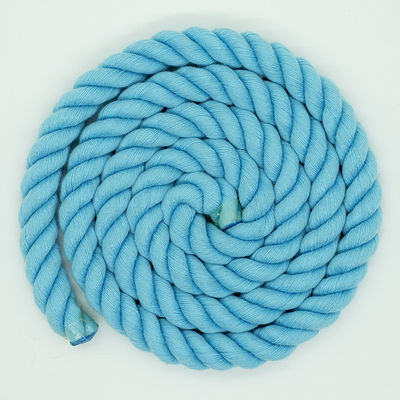 13mm Drei-Streifen-Baumwollseil, verdreht, gemischte Farbe, Hundeleine, Kletterseil