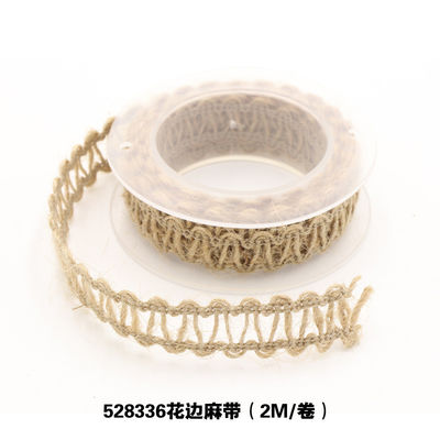 Bekleidungsstück Dekoration Jute Seil Band Geschenk Verpackung Draht-Burlap Band