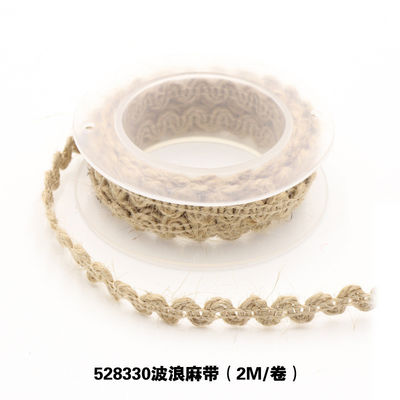 Bekleidungsstück Dekoration Jute Seil Band Geschenk Verpackung Draht-Burlap Band